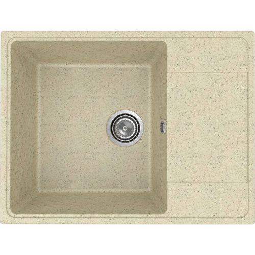 Кухонная мойка Ulgran Practik PR-M 650-002 65х50 цвет слоновая кость поверхность матовая