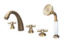 Смеситель RavSlezak MK176.5PSM на борт ванны бронза