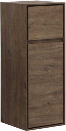 Шкаф-пенал Aquanet Милан 00339955 35х33х90 подвесной цвет темное дерево