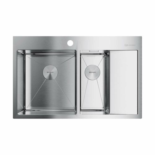 Кухонная мойка Omoikiri Akisame 4973062 78х51 цвет нержавеющая сталь