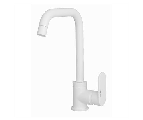 Смеситель для кухни Wasserkraft Mindel 8500 8507 на мойку белый
