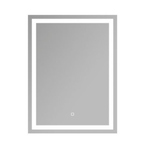 Зеркало с подсветкой Haiba HB660 60х80 цвет серебристый