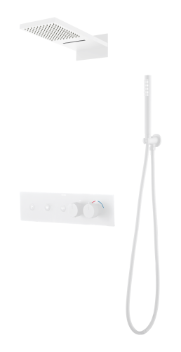 Душевая система Boheme Fusion 131-MW встраиваемая цвет белый с термостатом