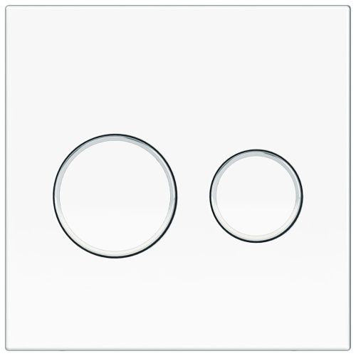 Клавиша смыва механическая KK POL UNI SPP/176/0/K цвет хром/белый