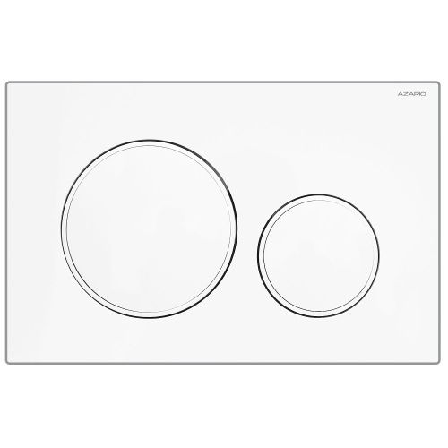 Клавиша смыва механическая Azario AZ-017.01 цвет белый глянцевый