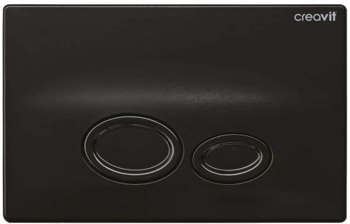 Клавиша смыва механическая Creavit GP2002.02 цвет черный глянцевый