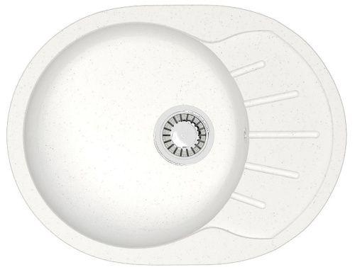 Кухонная мойка Azario Light CS00079917 58х44 цвет белый