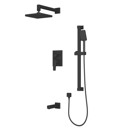 Душевая система Rush Thira TR3635-60Black встраиваемая в стену цвет черный