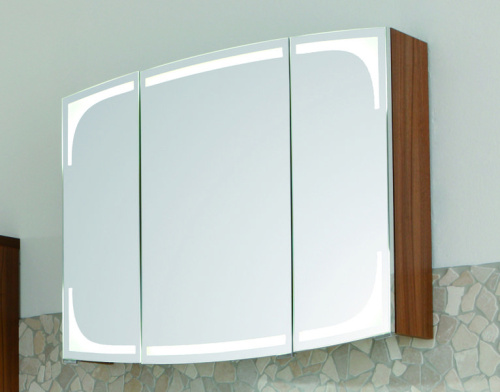 Зеркало-шкаф Puris Classic line S2A439039(161) 90х15х70 подвесной цвет белый