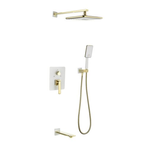 Душевая система LeMark Mista LM6422WG встраиваемая в стену