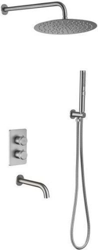 Душевая система Allen Brau Priority 5.31014-BN встраиваемая в стену цвет никель с термостатом