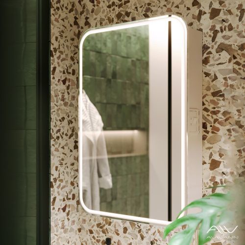 Зеркало-шкаф Alavann Lana ALV0278002 55х15х80 подвесной цвет белый