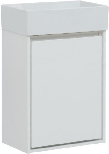 Тумба под раковину Aquanet Милан 00339962 42х23х54 подвесная цвет белый
