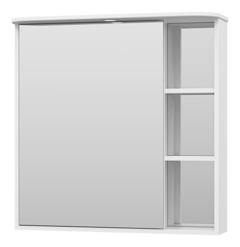 Зеркало-шкаф Misty Венера П-Внр04080-01СвЛ 80х25х80 подвесной цвет белый