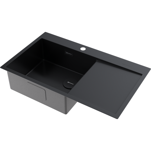 Кухонная мойка Omoikiri Akisame 86-L Side 4997043 86х51 цвет графит