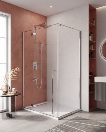 Душевой уголок Cezares LINER LINER-AH-1-120/90-C-Cr-L 120х90 стекло прозрачное профиль хром глянцевый без поддона