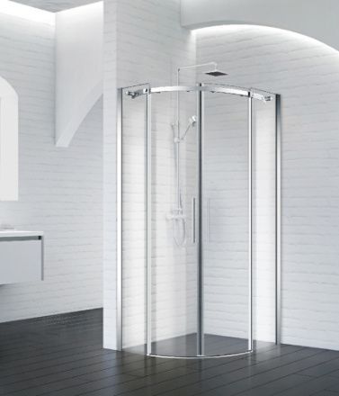 Душевой уголок BelBagno ACQUA ACQUA-R-2-90-C-Cr 90х90 стекло прозрачное профиль хром глянцевый без поддона