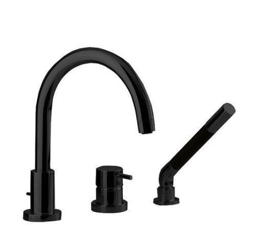 Смеситель Cisal Nuova Less LN00126040 на борт ванны черный матовый