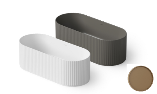 Ванна из искусственного камня Dea Design Stripes DD8803 1700 1 170х72 отдельностоящая овальная