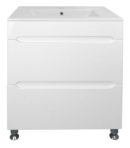 Тумба с раковиной Loranto Арфа CS00071937 71х47х83 напольная цвет белый