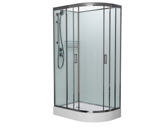 Душевая кабина Frank 164009 100х80 без крыши ориентация левая