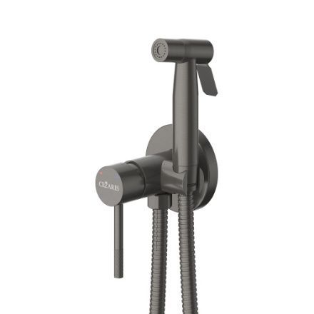 Гигиенический душ Cezares RELAX RELAX-DIF-GM оружейная сталь