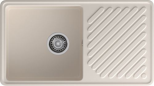 Кухонная мойка Granfest Quarz 53 белый 85х48 цвет белый поверхность матовая