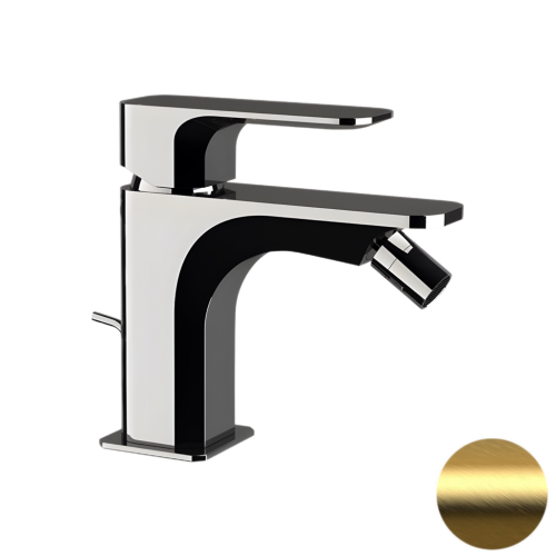 Смеситель Daniel Tiara TA604DP на биде брашированное золото