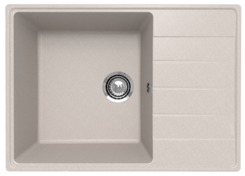 Кухонная мойка Ulgran Quartz Prima 700-10 70х50 цвет песочный