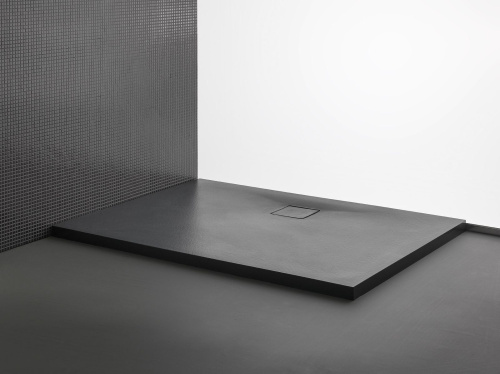 Душевой поддон Kolpa-San MOONWALK 596960 100х100 литьевой мрамор антрацит