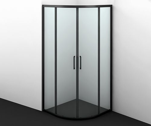 Душевой уголок Wasserkraft Dill 61S 61S01 90х90 стекло прозрачное профиль черный без поддона