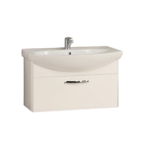 Тумба под раковину Aquaton Ария 1A141701AA010 76х31х44 подвесная цвет белый