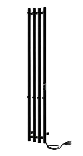 Полотенцесушитель Indigo  Style 4 LSE120-18BRRt 18х120 электрический черный муар