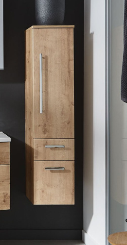 Шкаф-пенал Puris Vuelta MNA883A01R(794/194) 30х30х130 подвесной цвет дуб песочный