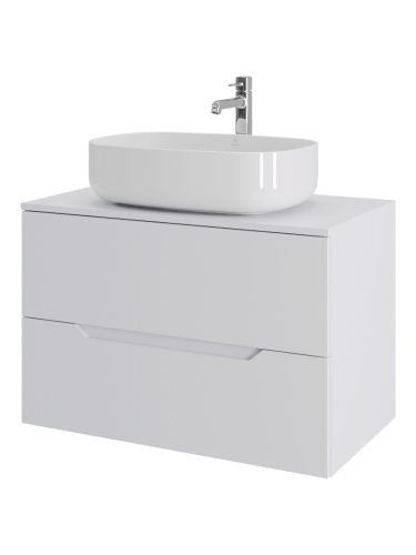 Тумба с раковиной Orange Line Li-80TuwMDF+B07-540W 81х46х69