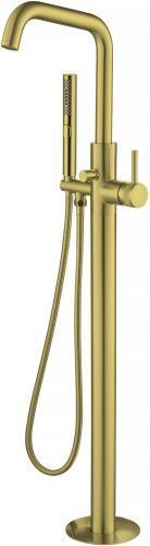 Смеситель для ванны с душем Allen Brau Priority 5.31008-GB напольный золото