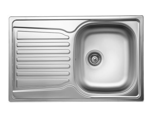 Кухонная мойка Ukinox Комфорт COP780.490 -GT8K 1R 49х78 цвет хром поверхность полированная