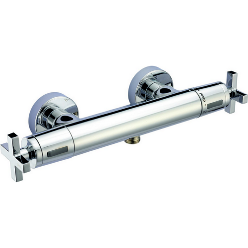 Смеситель для душа Cisal Barcelona Quad BQT0101021 настенный хром с термостатом