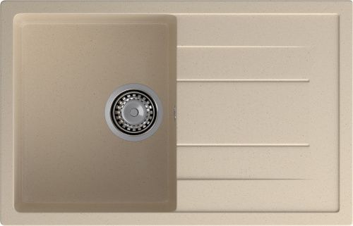 Кухонная мойка Granfest Quadro Q-780L кашемир 77х50 цвет бежевый поверхность матовая