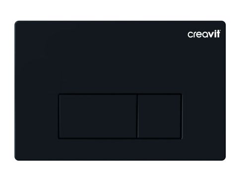 Клавиша смыва механическая Creavit GP8002.01 цвет черный матовый