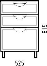 Комод Corozo Монро SD-00000781 51х30х82 напольный цвет белый - фото 2