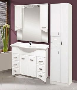 Тумба под раковину Misty Дрея Э-Дре01105-016Я 101х34х70 напольная - фото 2