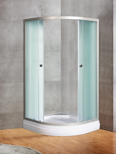 Душевой уголок River DON LIGHT 10000002918 90х90 стекло матовое профиль хром матовый без поддона
