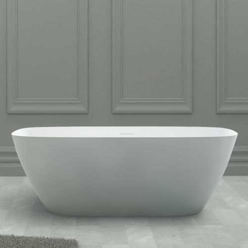 Ванна из искусственного камня Abber Stein AS9612-1.7 170х72 отдельностоящая прямоугольная с ножками