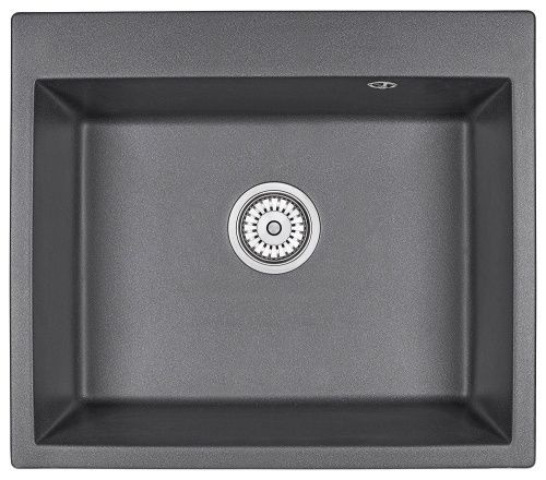 Кухонная мойка Granula 6001, ГРАФИТ 60х52 цвет графит поверхность матовая