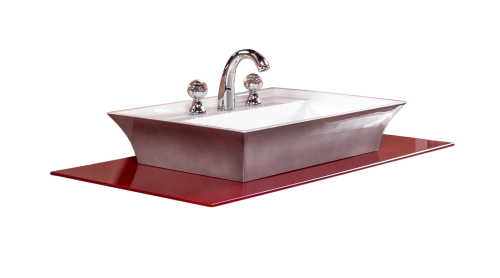 Столешница Armadi Art Monaco 853-100-BR 101х52 накладная цвет бордовый