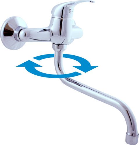 Смеситель для кухни RavSlezak SAZAVA SA501.5/22 настенный хром
