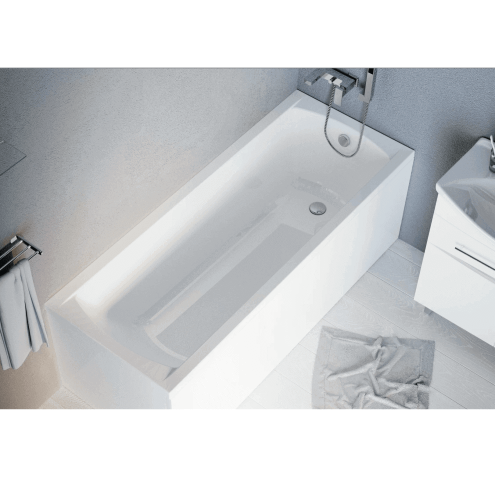 Ванна акриловая 1MarKa MODERN 01мод1270 120х70 пристенная прямоугольная без ножек и каркаса - фото 3