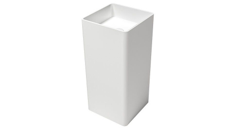 Раковина из искусственного камня Zenon Ember 4000.000.000.000.42153 40х40 напольная цвет белый матовый