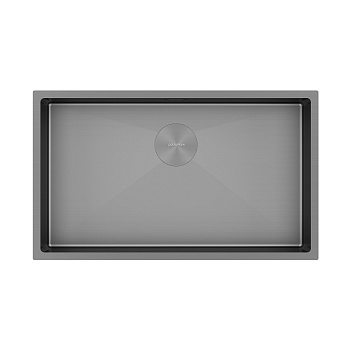 Кухонная мойка Paulmark NEXT 74 UNI PM217444-MG 74х44 цвет матовый серый
